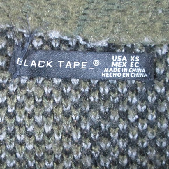 Black Tape Womens Camouflage Cardigan Sweater Size XS Pre-owned Good Con… - Picture 3 of 7